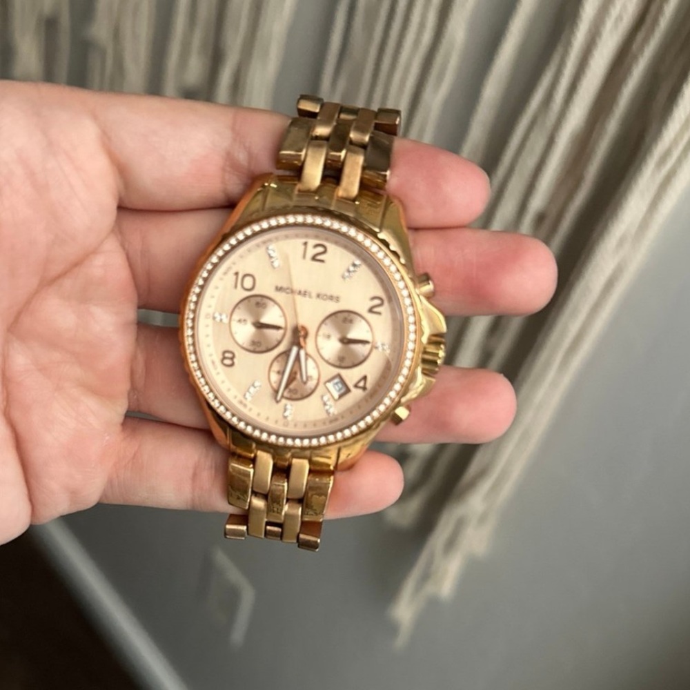 MK Rose Gold watch